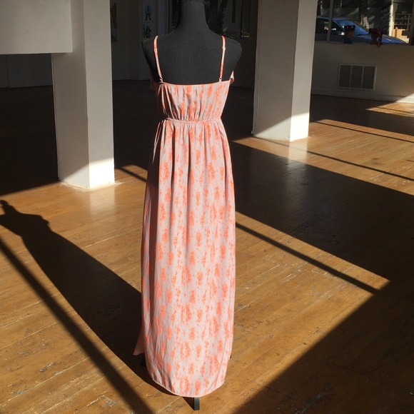 Orange and gray maxi dress - Picture 5 of 9